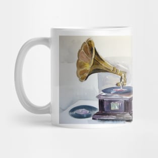 Old Gramophone Mug